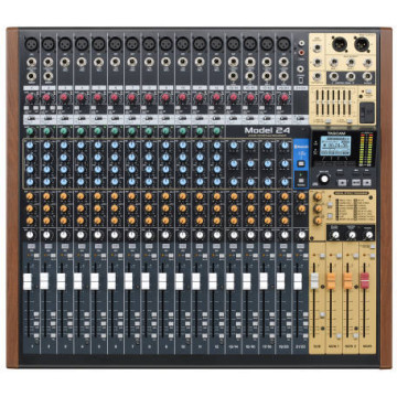 Tascam Model 24 Multitrack Recorder with Integrated USB Audio Interface and Analog Mixer