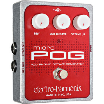 Electro Harmonix MICRO POG Générateur Polyphonique d'Octave 9.6DC-200 PSU inclus