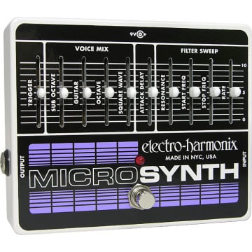 Electro Harmonix MICROSYNTH Synthétiseur de Guitare Analogique 9.6DC-200 PSU inclus
