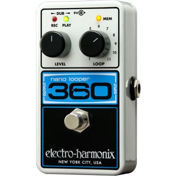 EHX 360 NANO LOOPER Compact Looper with 11 saving bank