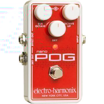 Electro Harmonix NANO POG Générateur Polyphonique d'Octave 9.6DC-200 PSU inclus