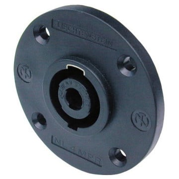 NEU Neutrik Speakon Connectors - Connecteur de montage sur panneau Neutrik Speakon™ - Connecteur de fil de haut-parleur à 4 conducteurs