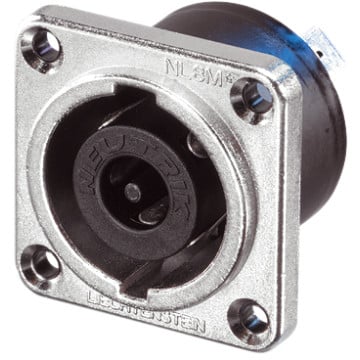 NEU Neutrik Speakon Connectors - Connecteur Speakon™ de montage sur panneau Neutrik - Connecteur de câble de haut-parleur à 8 conducteurs