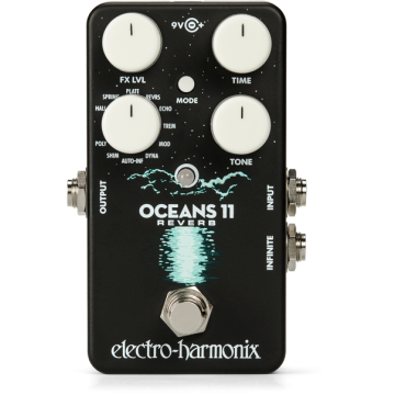 Electro Harmonix OCEANS 11 Reverb, 9.6DC-200 PSU inclus