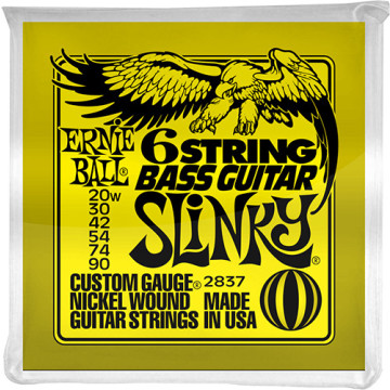 Ernie Ball Slinky 6-String Small Ball End 29 5/8 Scale Bass Guitar Strings