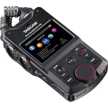 Tascam Portacapture-X6 High Resolution 32-Bit Float Hanheld Recorder