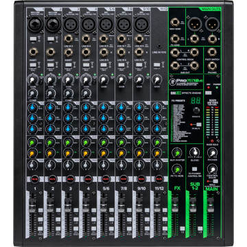 Mackie ProFX12v3 12-Channel Professionnal Analog Mixer with USB