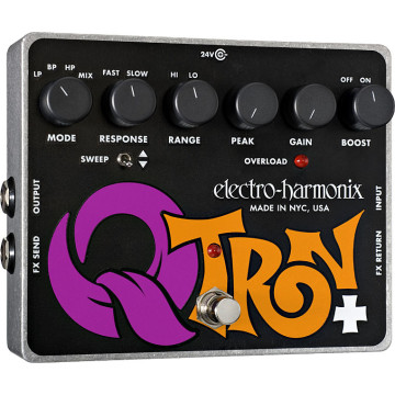 Electro Harmonix Q-TRON PLUS Envelope Filter with Effects Loop  24DC-100 PSU included