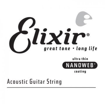 Corde acoustique Elixir 14125 Phosphor Bronze NANOWEB .025