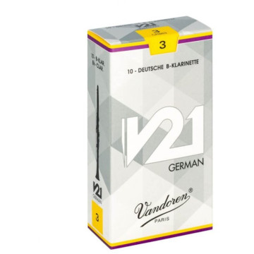 Anches Vandoren CR863 V21 pour clarinette système allemand