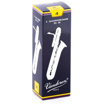 Anches Vandoren SR254 pour saxophone basse – Force 4