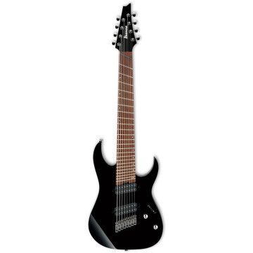 Ibanez RGMS8-BK 8-String Electric Guitar