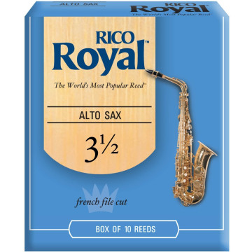 Rico RJB1035 anche de saxophone alto, Strength 3.5, 10-pack