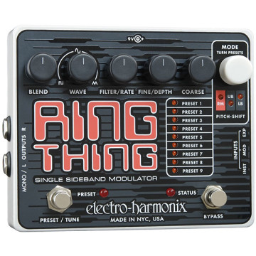 Electro Harmonix RING THING modulateur Ring bande latérale unique 9.6DC-200 PSU inclus
