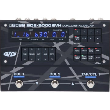Roland Boss SDE-3000EVH Pédale d'effet guitare Dual Digital Delay Eddie Van Halen
