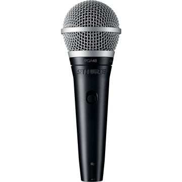Shure pga48 qtr microphone cardioïde dynamique à main