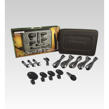 SHURE PGADRUMKIT5 Kit de microphones pour batterie 5 pièces