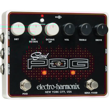 Electro Harmonix SOUL POG Pédale Multi-effets : Nano POG, Soul Food 9.6DC-200 PSU inclus