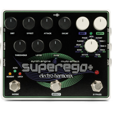Electro Harmonix SUPEREGO PLUS Synth Engine / Pédale Multi Effets
