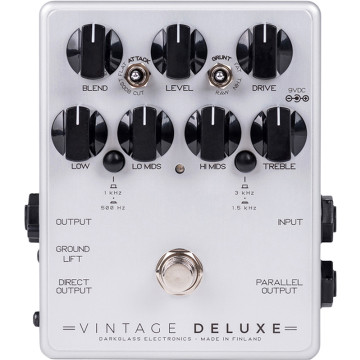 Darkglass Electronics VINTAGE DELUXE Pédale de saturation/compression à sonorité vintage avec égaliseur flexible