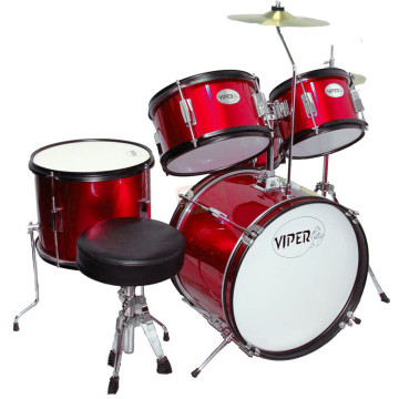 VIPER JR. DRUM SET METALLIC RED jr110