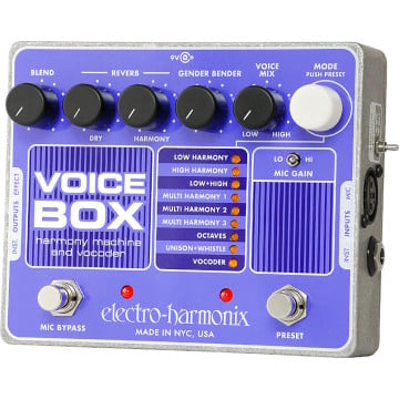 Electro Harmonix VOICE BOX Machine d'harmonie et Vocoder 9.6DC-200 PSU inclus