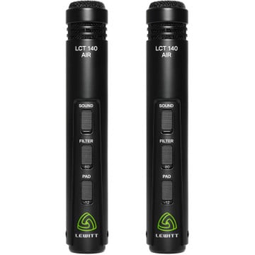 Lewitt LCT-140-AIR Microphone à Condensateur à Petite Membrane. PAIRE ASSORTIE