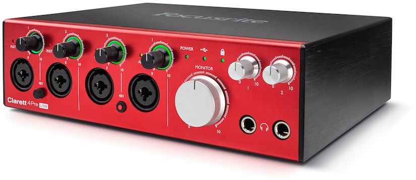 Focusrite Clarett 4Pre USB 18x8 Audio Interface | Musique Dépôt