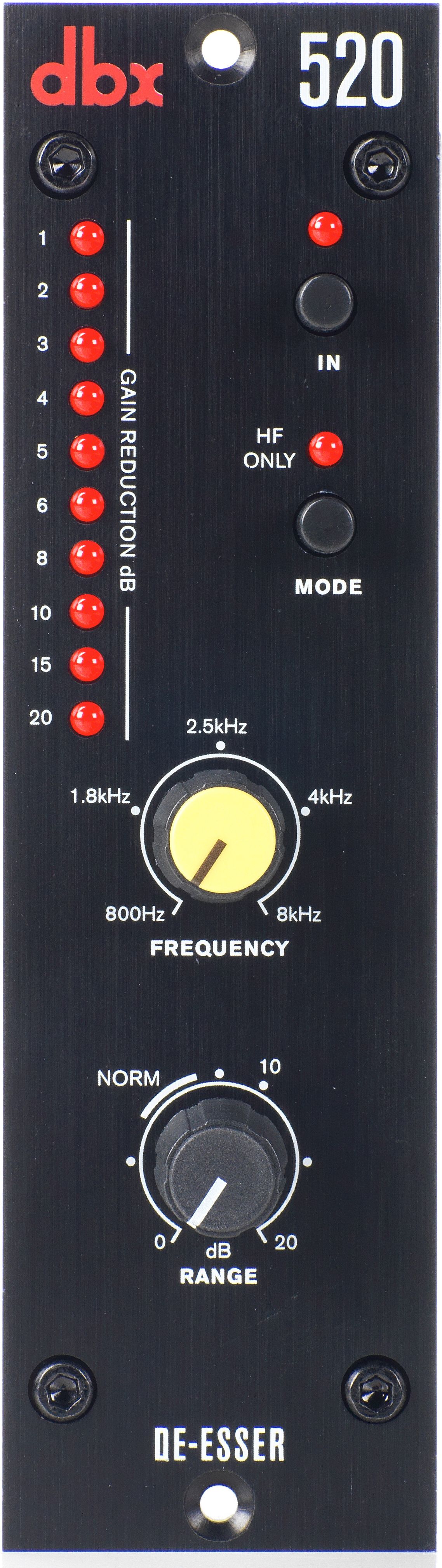 DBX 520 Modular 500 Series De-Esser | Music Depot | Musique Dépôt