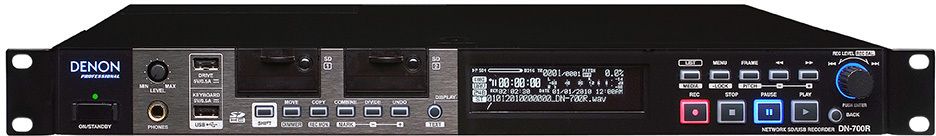 Denon Professional DN-700R Network SD/USB Audio Recorder | Musique