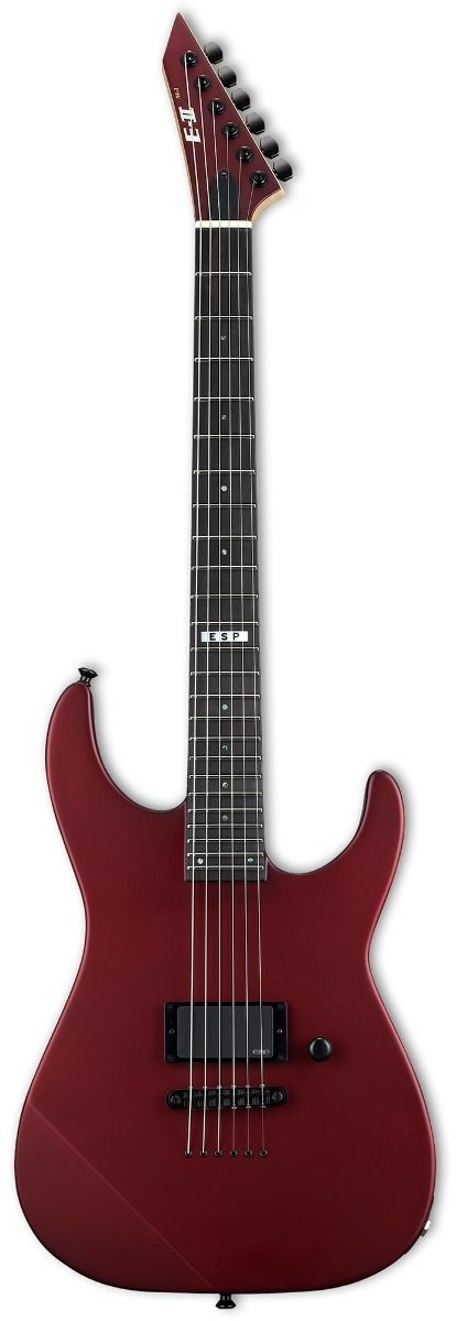 ESP E-II M-I THRU NT/Electric Guitar- Deep Candy Apple Red 
