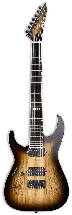 ESP E-II M-II 7 NT Dark Brown Left Handed Electric Guitar | Musique 