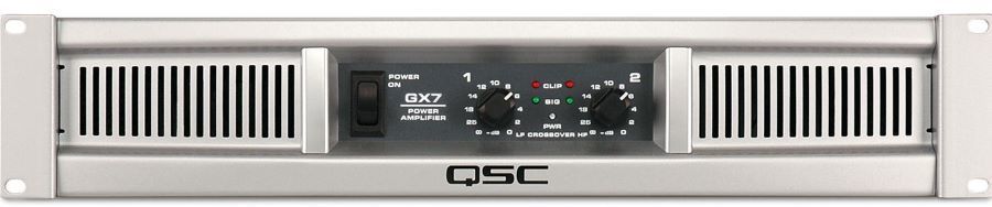 QSC GX7 2-channel Power Amplifier, 1000W | Music Depot | Musique Dépôt