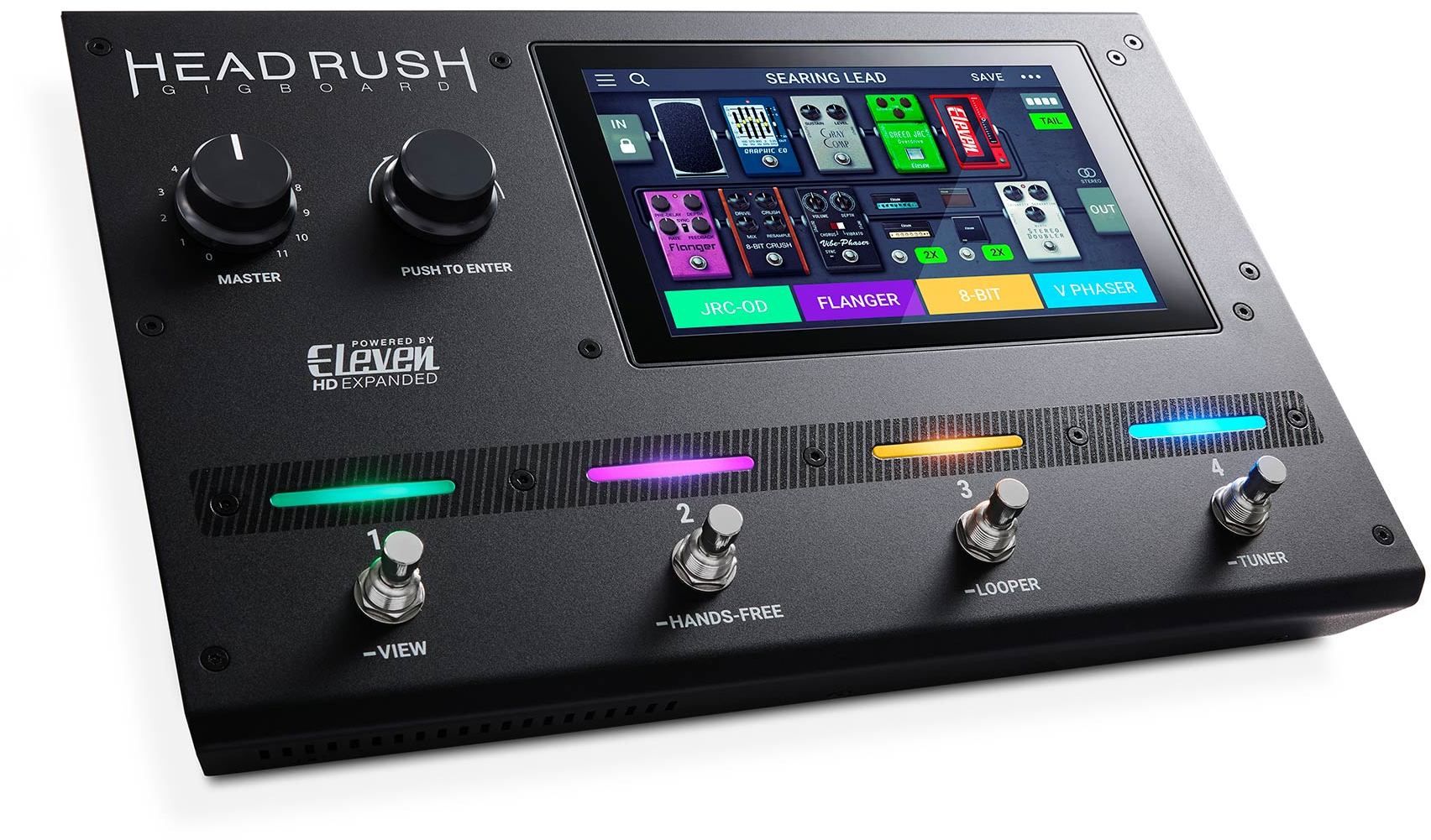 ‌HeadRush GIGBOARD The most powerful guitar FX and amp modeler ever in a  4-footswitch configuration.