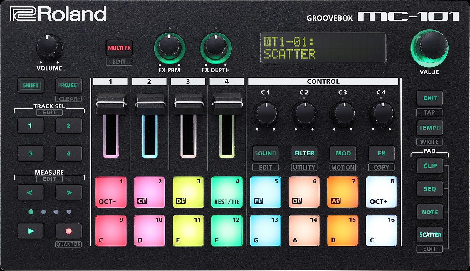 Roland MC-101 Groovebox | Music Depot