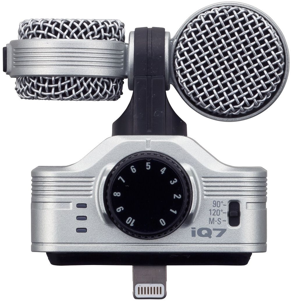 Zoom IQ7 microphone stéréo Mid-Side pour iPhone, iPad, iPod