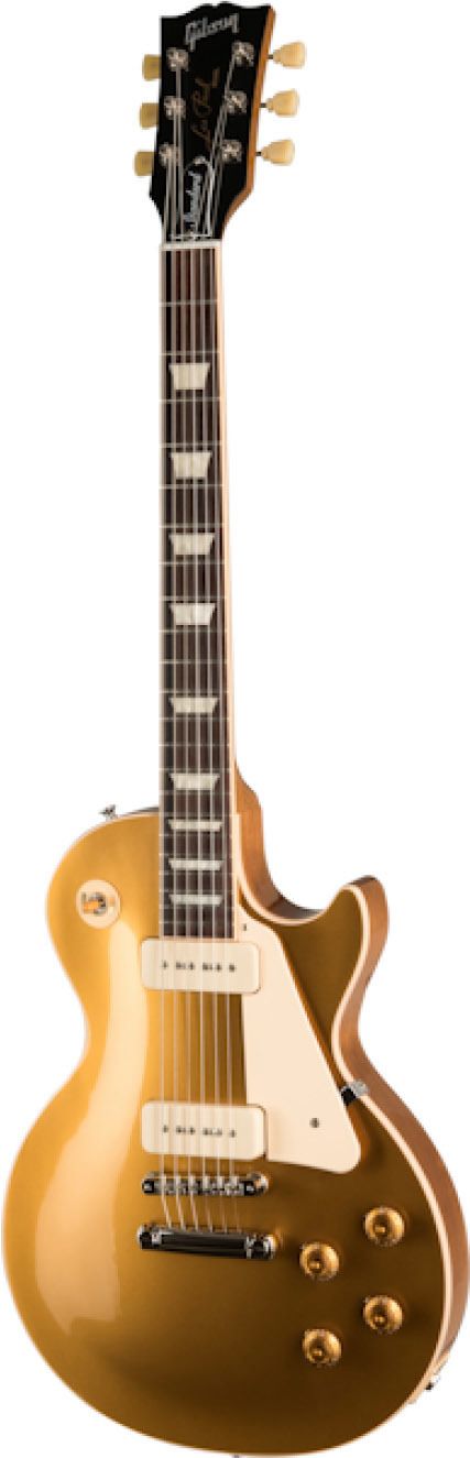 Gibson Les Paul Standard '50s P90 Gold Top Electric Guitar 