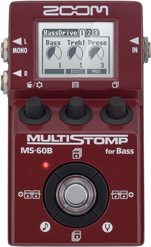 Zoom MS-60B pédale de basse MultiStomp | Musique Dépôt