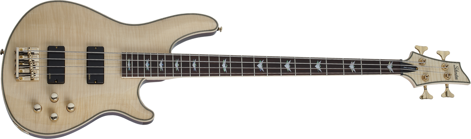 Schecter Omen Extreme-4 String Bass Gloss Natural | Musique Dépôt