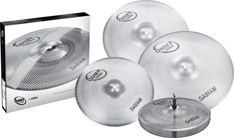 Sabian SABIAN QUIET TONE PRACTICE CYMBALS SET QTPC504 | Musique Dépôt