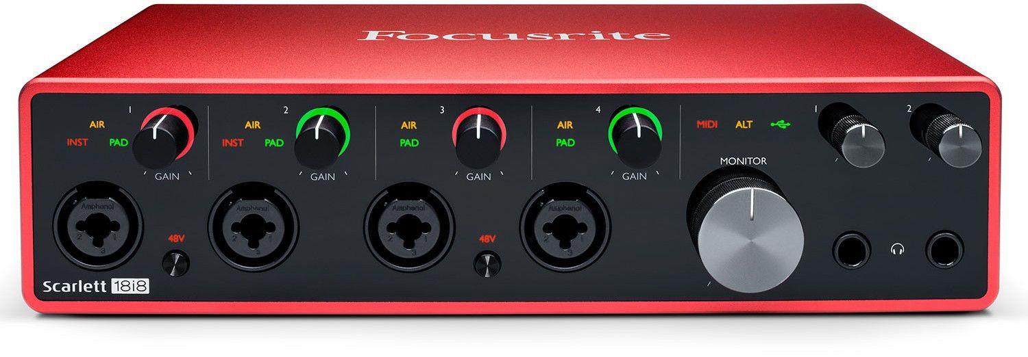 Focusrite Scarlett 18i8 3rd Gen USB Audio Interface