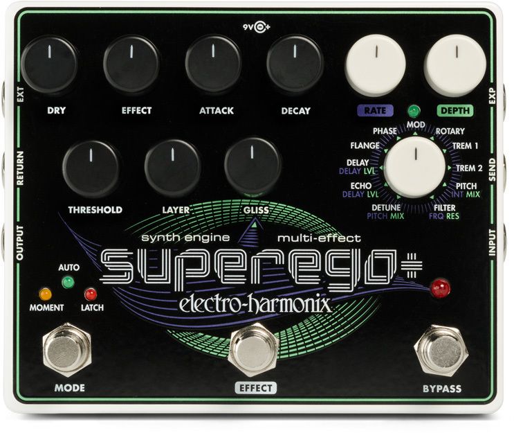 SUPEREGO PLUS Synth Engine / Multi Effect Pedal