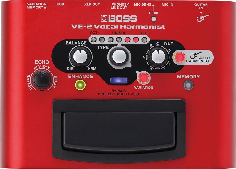 Boss VE-2 Vocal Harmonist Pedal | Music Depot