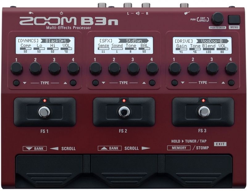 Zoom B3n Bass Multi-effects Processor | Music Depot | Musique Dépôt