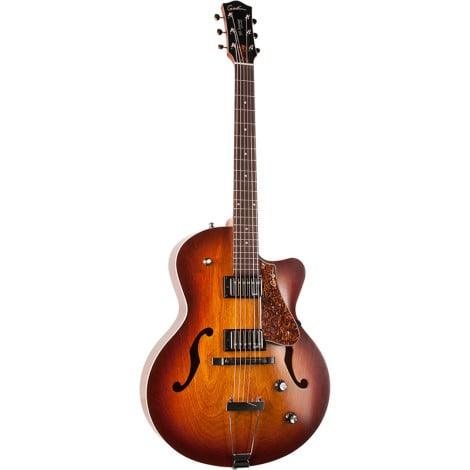 Godin / 5th Avenue CW Kingpin II / フルアコ Godin 5th Avenue CW Kingpin II P90 Cognac Burst | Musique Dépôt
