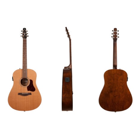 Seagull S6 Classic Black A/E - Acoustic Guitar | Musique Dépôt
