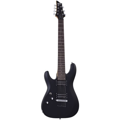 Schecter demon series 7弦　ブラック　エレキギター Schecter Demon-7 Electric Guitar Aged Black Satin 3662-SHC - The