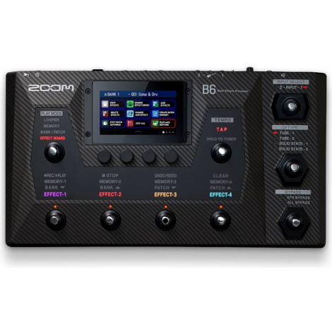 Zoom B1 Four - Bass Multi-Effects Pedal | Musique Dépôt Musique Dépôt