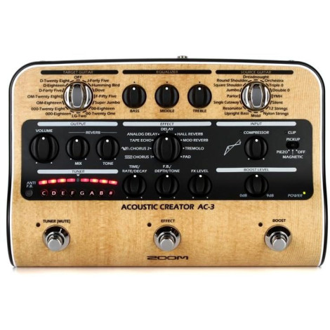 Zoom AC-2 - Acoustic Guitar DI Box | Musique Dépôt Musique Dépôt