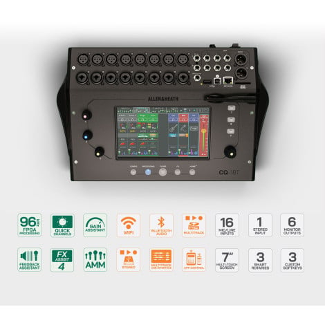 QSC TouchMix-8 - Digital Touchscreen Mixer | Musique Dépôt Musique